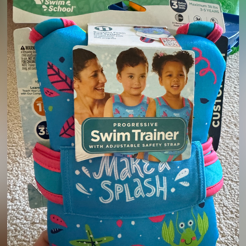 Swim Trainer For Kids With Safety Strap